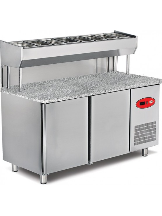 Bancada Frigorifica de Pizza com Saladete