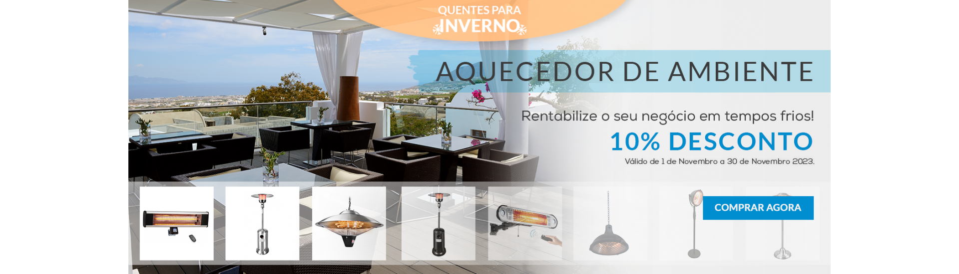 Aquecedor De Ambiente 10%