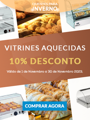 Vitrines Aquecidas 10%