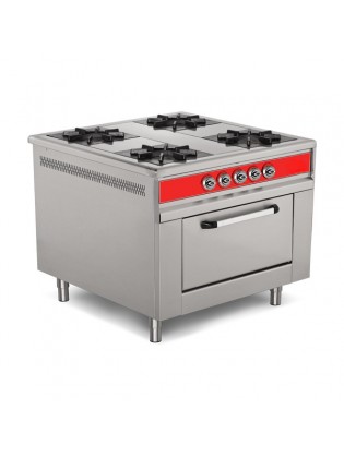Fogão de 4 Queimadores e 1 Forno - Gás - 1000