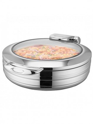 Chafing Dish Sicília Redondo - 36cm - 6 Litros - Indução